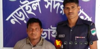 নড়াইলে স্ত্রী হত্যার দায়ে মৃত্যুদন্ডপ্রাপ্ত স্বামী গ্রেফতার