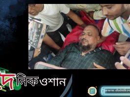 বিএনপির কোন্দলের জেরে জেলা সাঃ সম্পাদক মনিরুল গুলিবিদ্ধ, সংঘর্ষ, ৫ আহত, শহরে উত্তেজনা