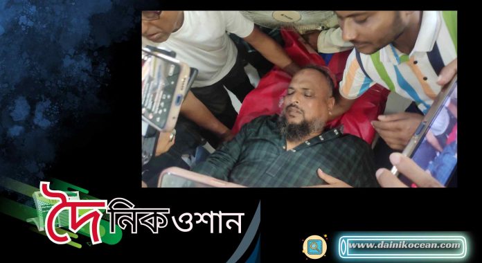 বিএনপির কোন্দলের জেরে জেলা সাঃ সম্পাদক মনিরুল গুলিবিদ্ধ, সংঘর্ষ, ৫ আহত, শহরে উত্তেজনা