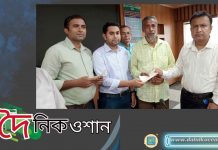 নড়াইলে দুরারোগ্য ব্যাধিতে আক্রান্ত রোগীদের মাঝে ৬২লক্ষ টাকার অনুদানের চেক বিতরণ