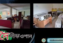 ৫ আগস্ট নড়াইল শহরের পালকি কমিউনিটি সেন্টারে লুন্ঠনকৃত ১০ লাখ টাকার মালামাল উদ্ধার